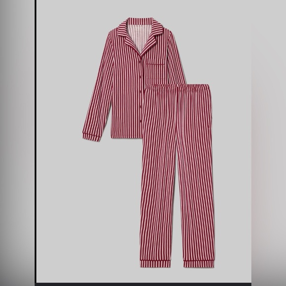 Nautica Candy Stripe 100% Cotton 2 pc Pajama Set  ▪️ Size M - Picture 2 of 10